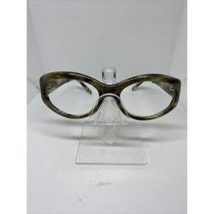 Vintage Brighton Rio Reader Eye/Sunglasses FRAMES ONLY Gray Horn/Silver Oval 140